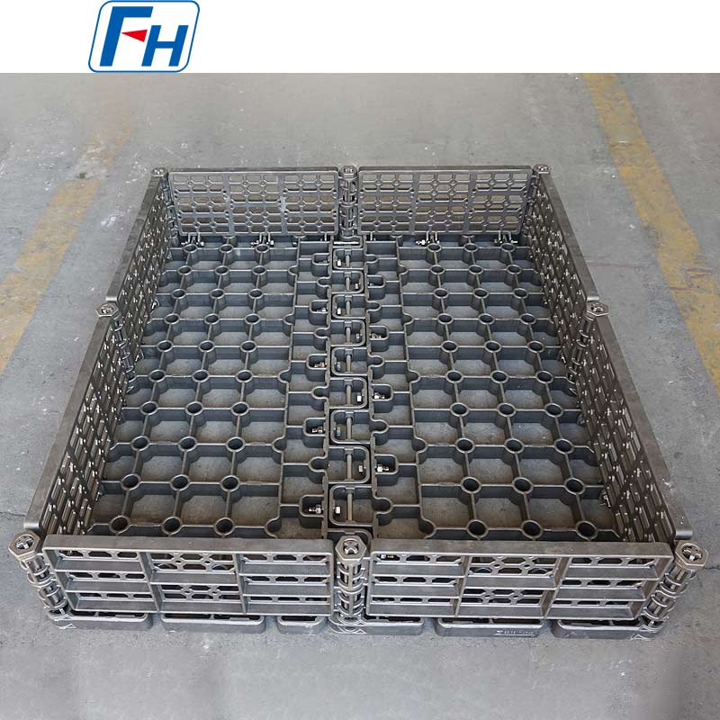 FH® oliekølet varmebehandlings-opladningskurv til Roller Hearth-ovn