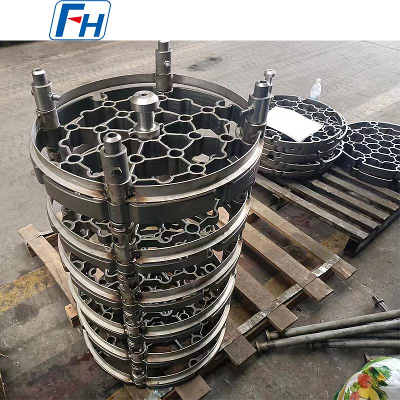 FH® 1.4849 (ZG40Cr19Ni39Nb) varmebestandigt stål brøndtype ovnarmaturer – maks. 1150°C, anti-karburering