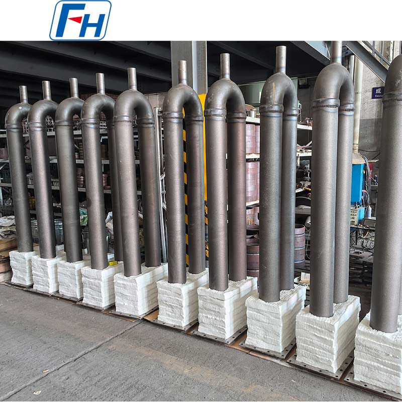HU U-formet strålerør – Ø152,4 × Ø142,8 × 2154,24 mm