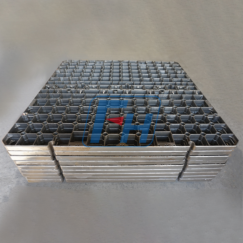 1600x1600mm varmebehandlingsbundbakke