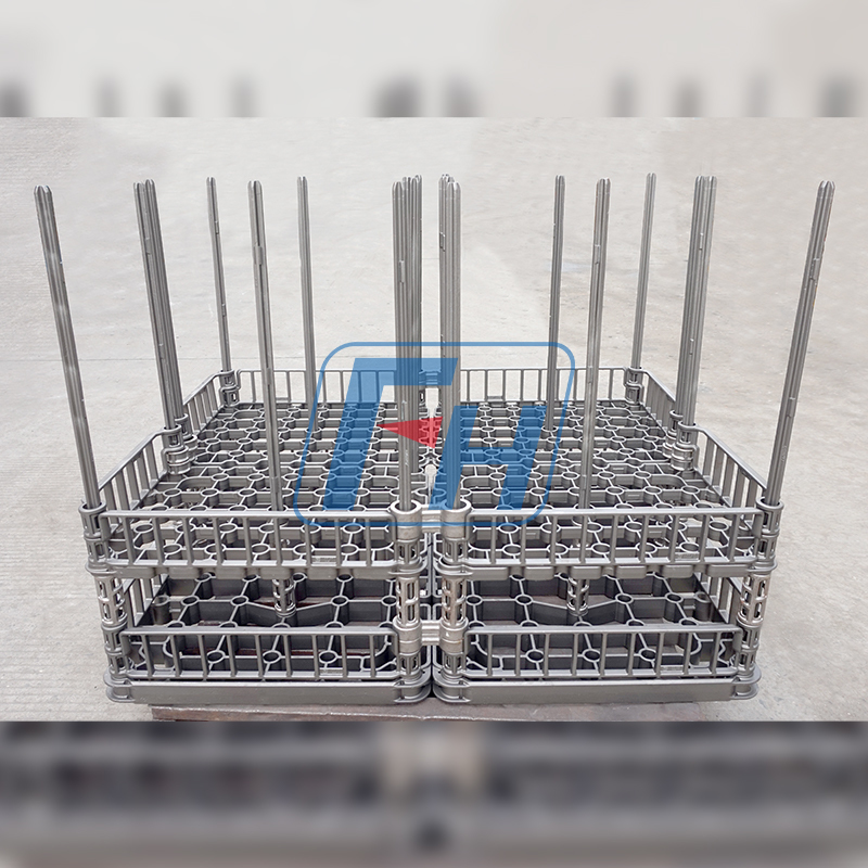 1200x900x900 mm varmebehandlingsarmaturer til vakuumovn